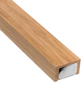 Aplică LED pentru oglindă Brilagi WOODY MIRROR LED/15W/230V IP44 stejar/crom