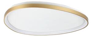 Plafonieră LED dimabilă Ideal Lux GEMINI LED/42W/230V d. 81 cm CRI 90 auriu