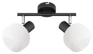 Spot Prezent 27520 ARYA 2xE14/40W/230V negru/alb