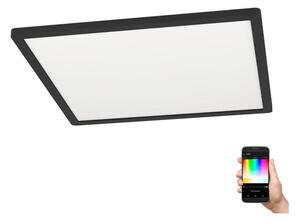 Plafonieră LED RGBW dimabilă ROVITO-Z LED/16,5W/230V negru Eglo 900094
