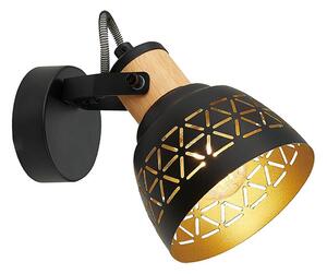 Spot Prezent 27522 MESCALA 1xE14/40W/230V negru