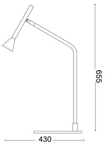 Lampă LED dimabilă de masă Ideal Lux DIESIS LED/6,5W/230V CRI 90 auriu