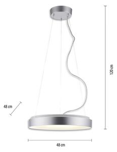 Lustră LED dimabilă pe cablu JUST LIGHT. 17075-21 KETO ANIKA LED/26,5W/230V + telecomandă