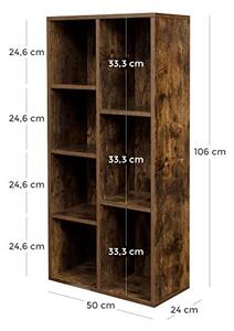 Biblioteca, Vasagle, Antic, 50x24x106 cm