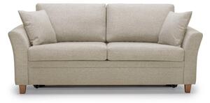 Canapea bej extensibilă 190 cm Sonia - Scandic