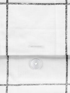 Lenjerie de pat din bumbac Westwing Collection Juna, 135 x 200 cm, alb-negru