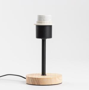 Lampă de masă Brilagi NUBILA WOOD 1xE27/25W/230V stejar/negru