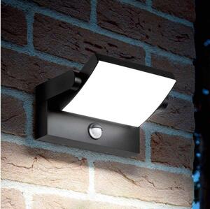 Aplică LED de exterior cu senzor Ideal Lux SWIPE LED/21W/230V CRI 90 IP54 negru