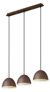 Lustră pe cablu Ideal Lux FOLK 3xE27/60W/230V maro
