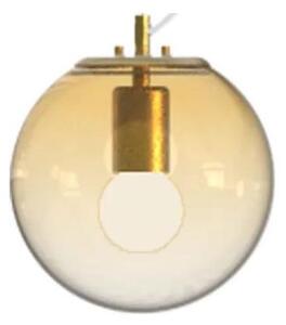Lustră pe cablu Ideal Lux MAPA 1xE27/42W/230V d. 20 cm auriu/fumuriu