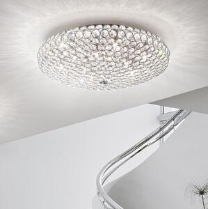 Plafonieră LED de cristal Ideal Lux KING 9xG9/3W/230V d. 53,5 cm crom