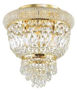 Plafonieră de cristal Ideal Lux DUBAI 3xE14/28W/230V d. 32 cm auriu