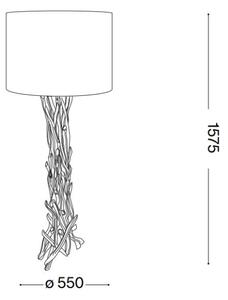 Lampadar Ideal Lux DRIFTWOOD 1xE27/60W/230V guava