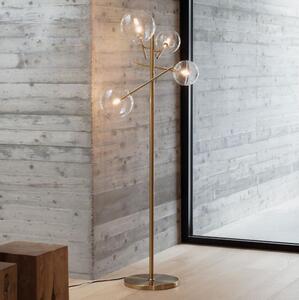 Lampadar LED Ideal Lux EQUINOXE 4xG4/2W/230V alamă/transparent