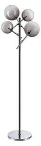 Lampadar LED Ideal Lux EQUINOXE 4xG4/2W/230V crom lucios/fumuriu