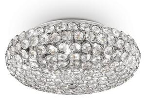 Plafonieră LED de cristal Ideal Lux KING 5xG9/3W/230V d. 38 cm crom