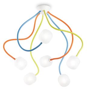 Lustră LED flexibilă aplicată Ideal Lux OCTOPUS 6xG9/3W/230V colorat