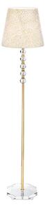 Lampadar de cristal Ideal Lux QUEEN 1xE27/60W/230V auriu