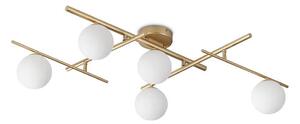 Lustră LED aplicată Ideal Lux ATLAS 5xG9/3W/230V auriu