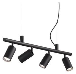 Lustră LED pe cablu Ideal Lux DYNAMITE 4xGU10/7W/230V CRI 90 negru