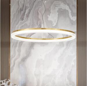 Lustră LED pe cablu Ideal Lux CROWN LED/42W/230V 3000K d. 80 cm CRI 90 alamă