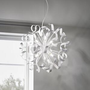 Lustră pe cablu Ideal Lux VORTEX 6xE14/40W/230V d. 53 cm argintiu/patină