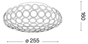 Plafonieră LED de cristal Ideal Lux KING 3xG9/3W/230V d. 25,5 cm crom