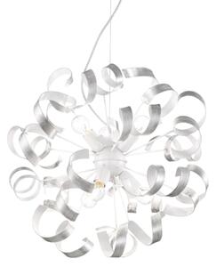 Lustră pe cablu Ideal Lux VORTEX 6xE14/40W/230V d. 53 cm argintiu/patină