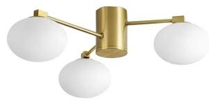 Lustră LED aplicată Ideal Lux HERMES 3xG9/3W/230V d. 60 cm auriu