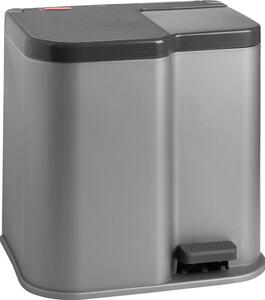 Coș de gunoi cu pedală Curver Duo gri, 21 l