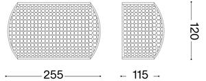Aplică LED de cristal Ideal Lux PASHA 3xG9/3W/230V auriu