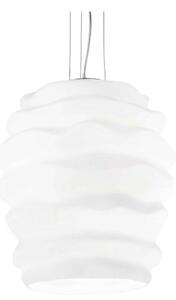 Lustră pe cablu Ideal Lux KARMA 1xE27/60W/230V d. 38 cm alb