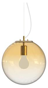 Lustră pe cablu Ideal Lux MAPA 1xE27/42W/230V d. 30 cm auriu/fumuriu