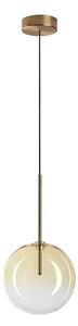 Lustră LED pe cablu Ideal Lux EQUINOXE 1xG4/2W/230V d. 20 cm alamă/fumuriu
