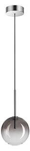 Lustră LED pe cablu Ideal Lux EQUINOXE 1xG4/2W/230V d. 15 cm crom/fumuriu