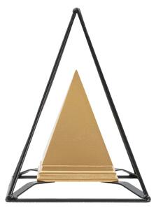 Statuetă metalică în decor auriu Mauro Ferretti Piramid