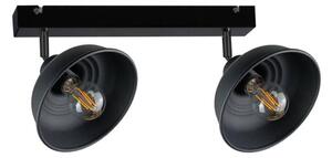 Spot FAUN 2xE27/60W/230V negru
