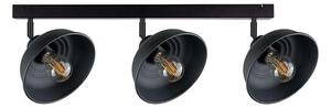 Spot FAUN 3xE27/60W/230V negru