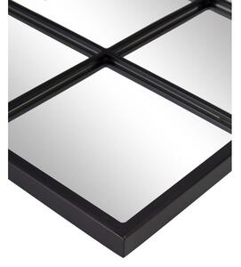 Oglindă de perete cu ramă metalică neagră Westwing Collection Clarita, 60 x 90 cm