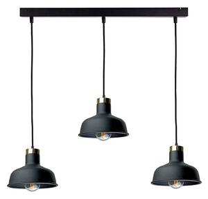 Lustră pe cablu HEBE 3xE27/60W/230V negru