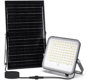 Aigostar - Proiector solar LED cu intensitate reglabilă, 150W, 3,4V, IP66, cu telecomandă