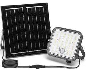Aigostar - Proiector solar LED dimerizabil cu senzor LED/80W/3,4V IP66 + telecomandă