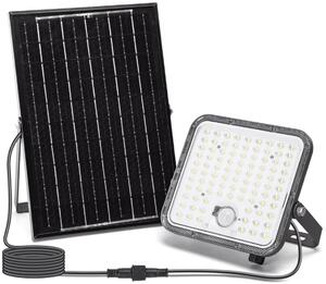 Aigostar - Proiector solar LED reglabil cu senzor, 120W, 3,4V, IP66 + telecomandă