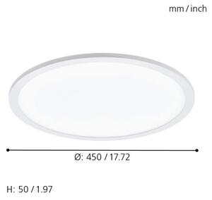 Plafonieră LED dimabilă Eglo 79469 POZZALLO LED/21W/230V + telecomandă