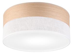 Plafonieră SIRJA WOOD 1xE27/15W/230V d. 35 cm alb/stejar