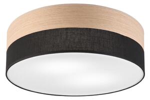Plafonieră SIRJA WOOD 2xE27/15W/230V d. 45 cm negru/stejar