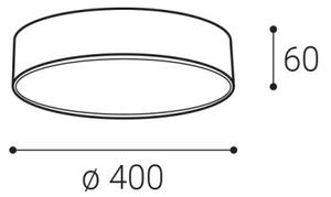 Plafonieră LED LED2 MONO LED/30W/230V 3000K/4000K negru