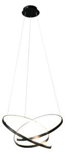 Lustră LED pe cablu EMPOLI LED/55W/230V negru