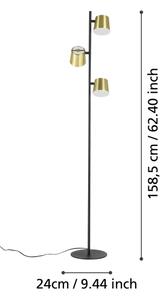 Lampadar LED Eglo 39987 ALTAMIRA 3xGU10/4,6W/230V 3000K auriu