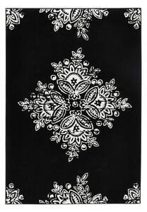Covor Hanse Home Gloria Blossom, 160x230 cm, negru-alb